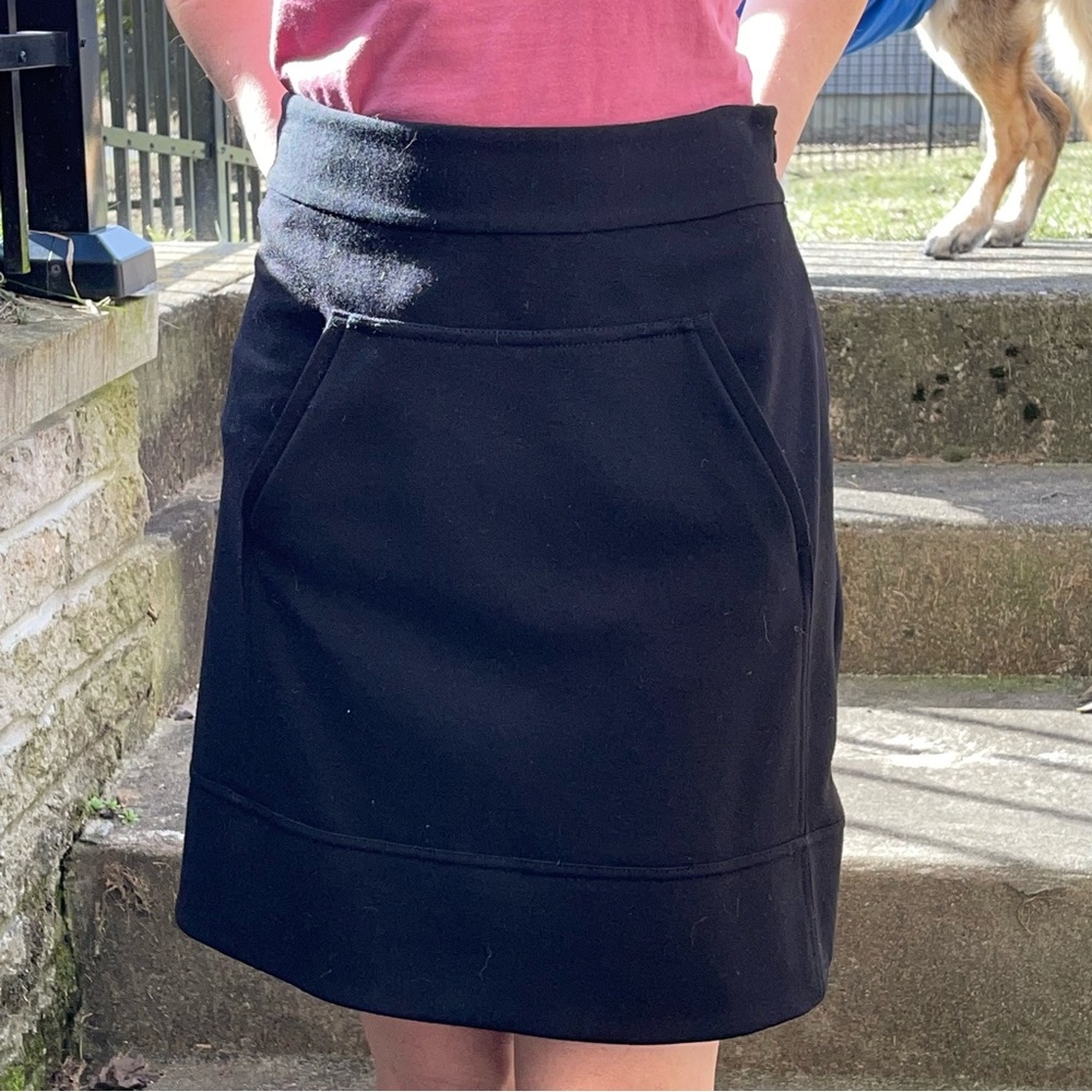 Diane von Furstenberg Wool Pocket Skirt